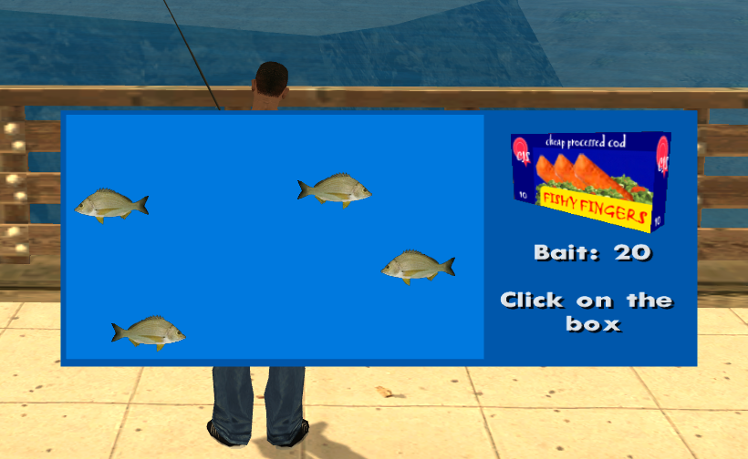 HUD-ul de pescuit la sol