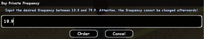 Alegerea unei frecvente