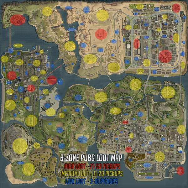 PubG Loot Map