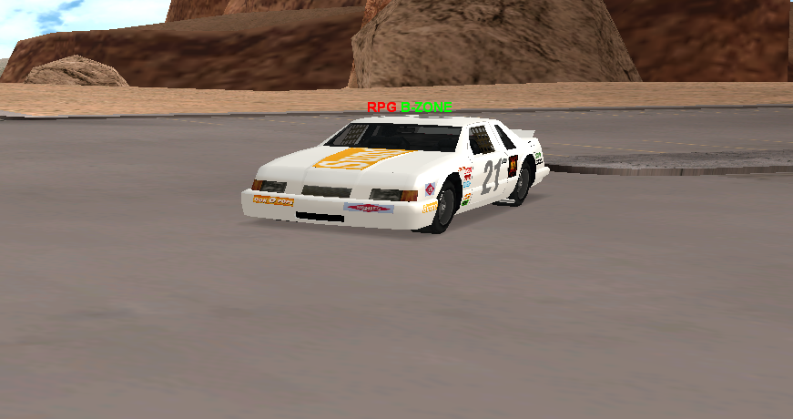 Vehicle with 3D Text