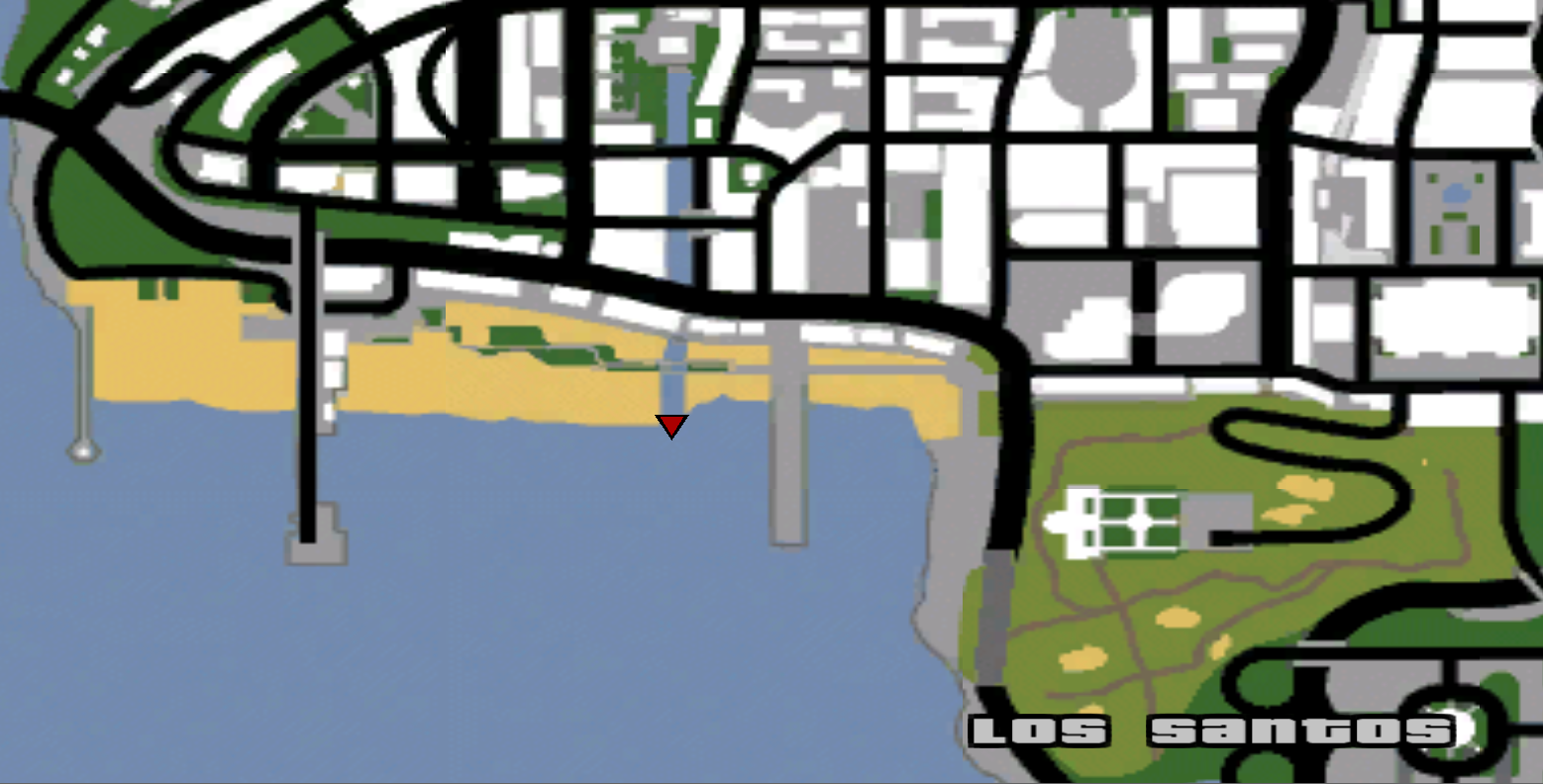 Locatie pe harta in LS